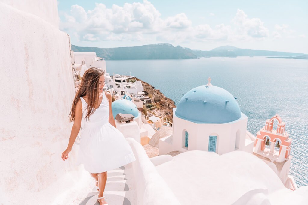 Best Places in Europe for Solo Female Travelers - Santorini Greece Oia