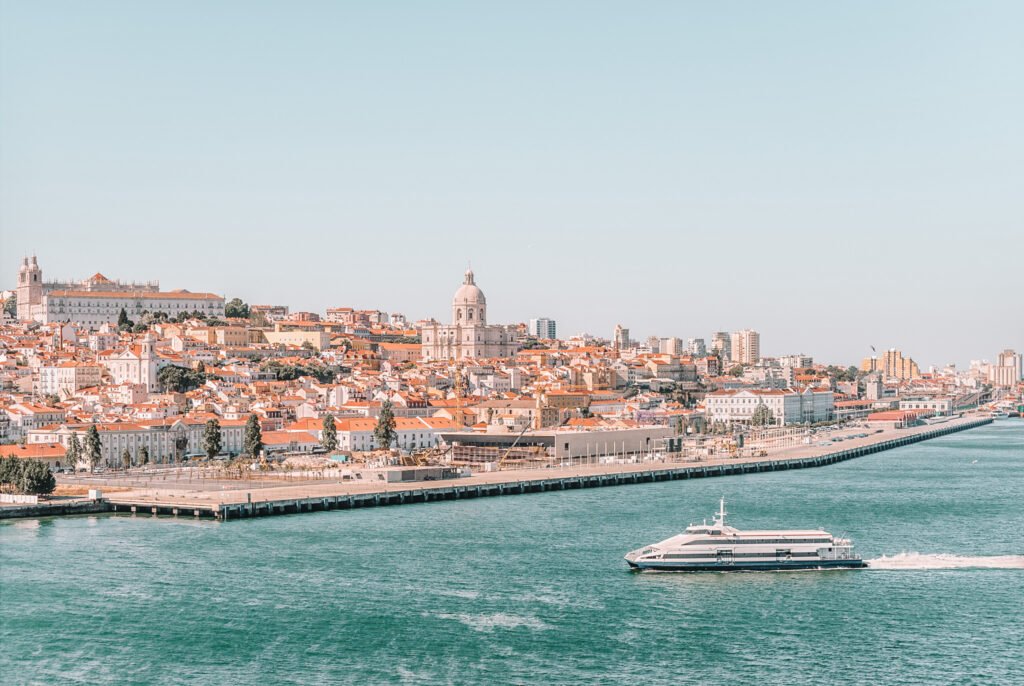  Lisbon View with boat and the city