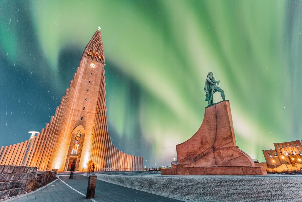 Safest cities in europe for solo female travelers - Reykjavik Northern Lights