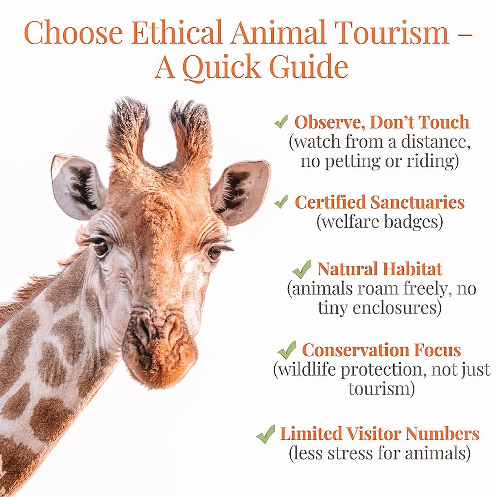 Choose Ethical Animal Tourism – A Quick Guide - Infographic