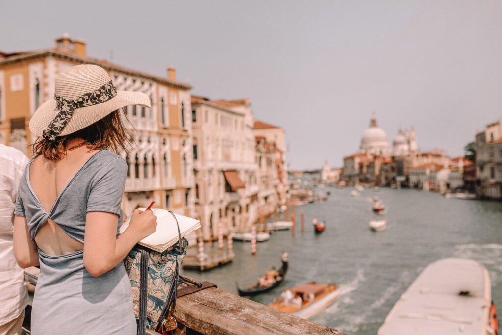 Woman in Venice, Italy
