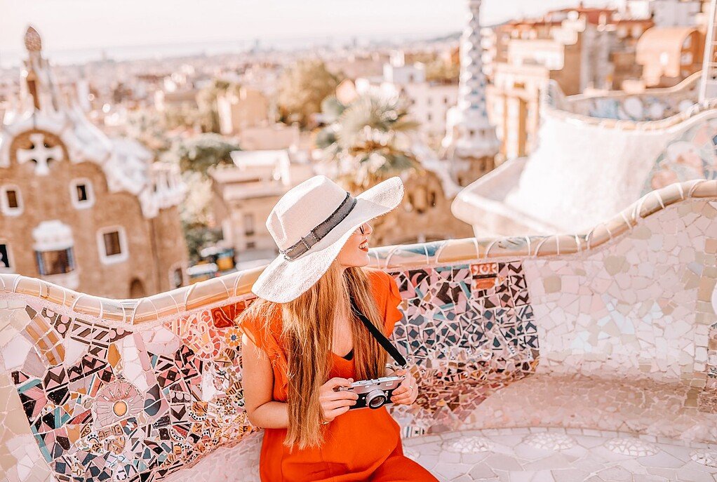 Woman in Barcelona, Spain